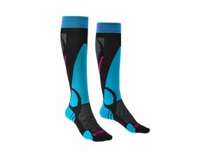 Ponožky BRIDGEDALE Ski Lightweight W - S, black/blue
