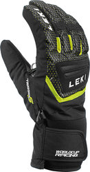 Dětské lyžařské rukavice Leki Worldcup S Junior - 5, black/ice lemon