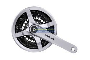 Kliky 3 Shimano Tourney FC-TX501-S 175mm 42x34x24 - silver