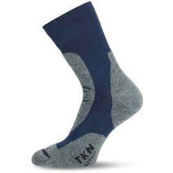 Ponožky LASTING TKN - S, grey/blue