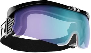 Běžkařské brýle BLIZ ACTIVE PROFLIP MAX - black/light orange/blue multi