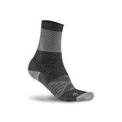 Ponožky CRAFT XC Warm - 40-42, white/black