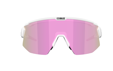 Brýle BLIZ BREEZE MATT WHITE BROWN - rose multi/spare lens clear