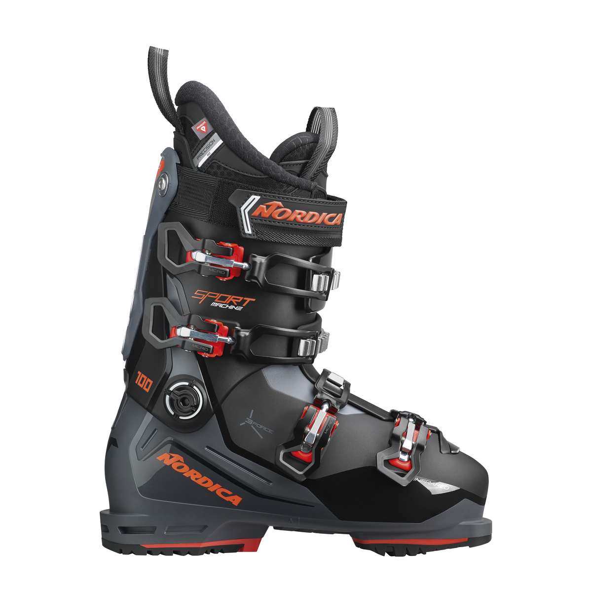 Lyžařské boty Nordica SPORTMACHINE 3 100 (GW) - 270, black/grey/red