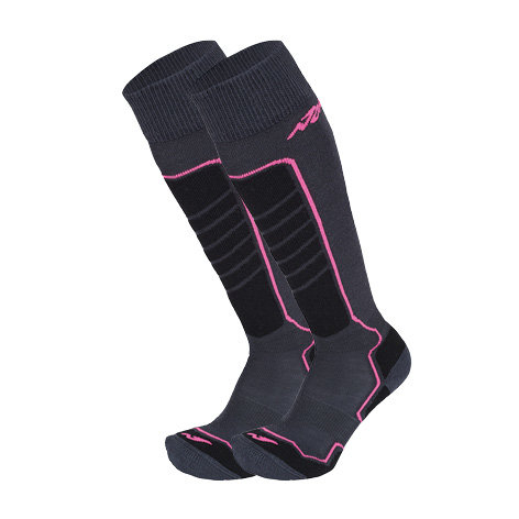 Ponožky Nordica ALL MOUNTAIN 2PP - S, anthracite/black/fuchsia