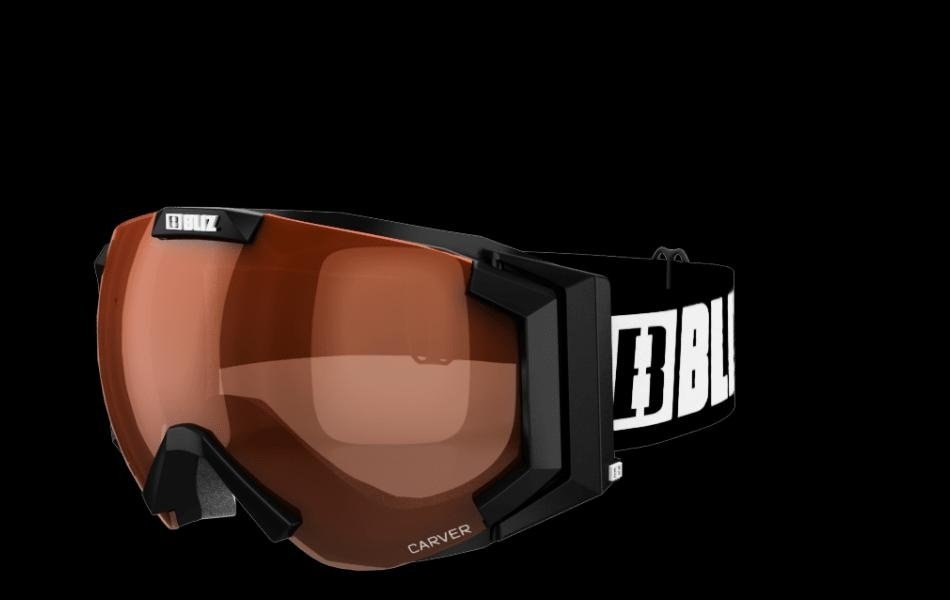 Lyžařské brýle BLIZ CARVER SR BLACK - orange