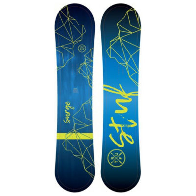 Snowboard STUF SURGE ROCKER 3.0	 - 130, blue/yellow