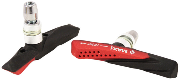Brzdová botka závit MAX1 72 mm červená - red
