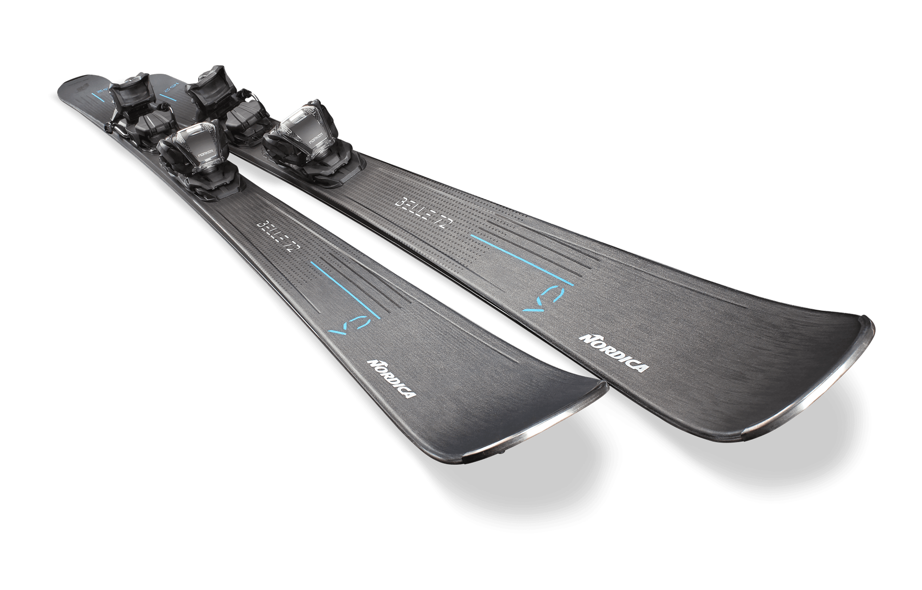 Lyže Nordica BELLE 72 CA/FDT TP2 COMPACT 10 - 138, anthracite/aqua