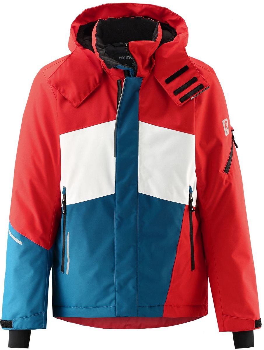 Dětská lyžařská bunda Reima LAKS - 134, tomato red