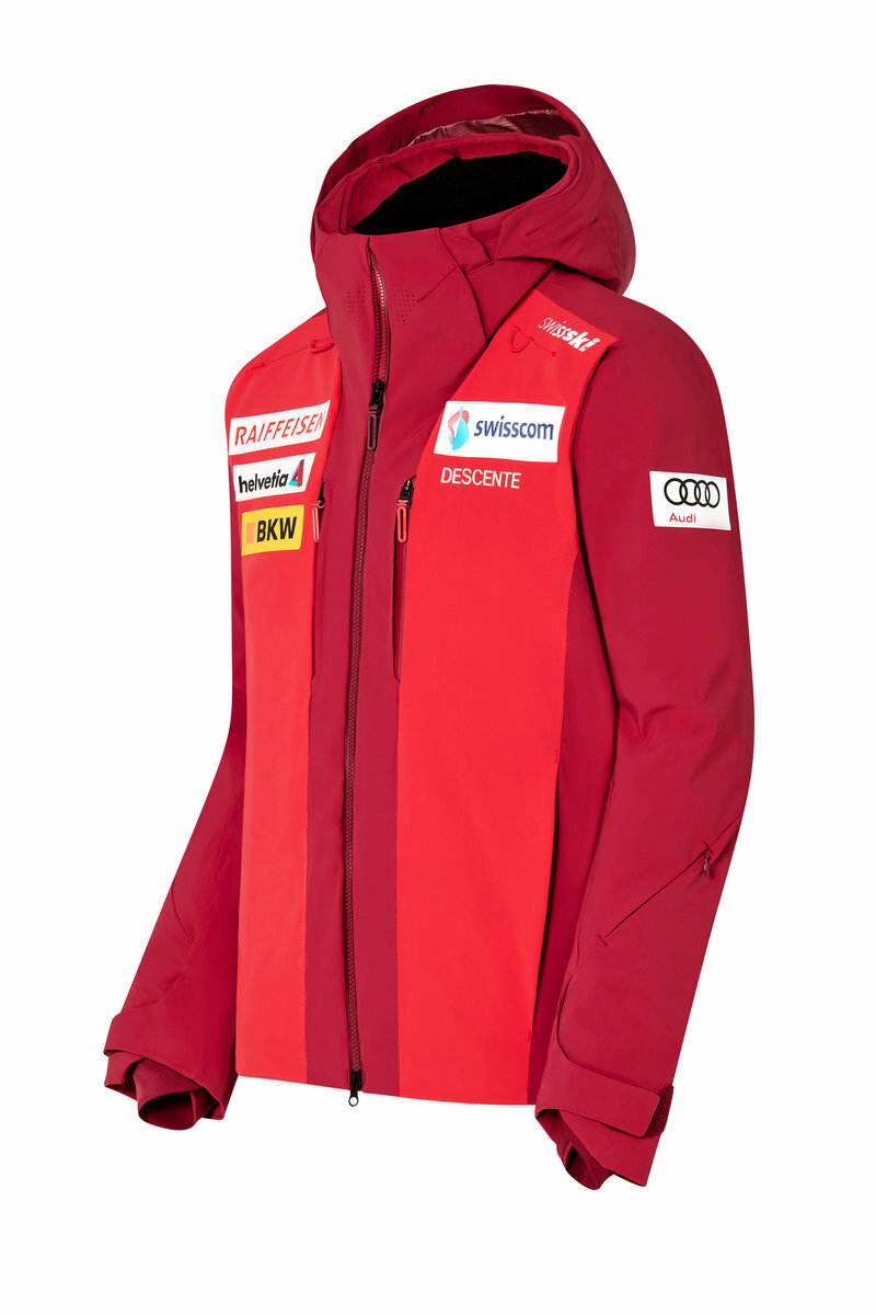 Pánská lyžařská bunda DESCENTE SWISS REPLICA - 50, dark red
