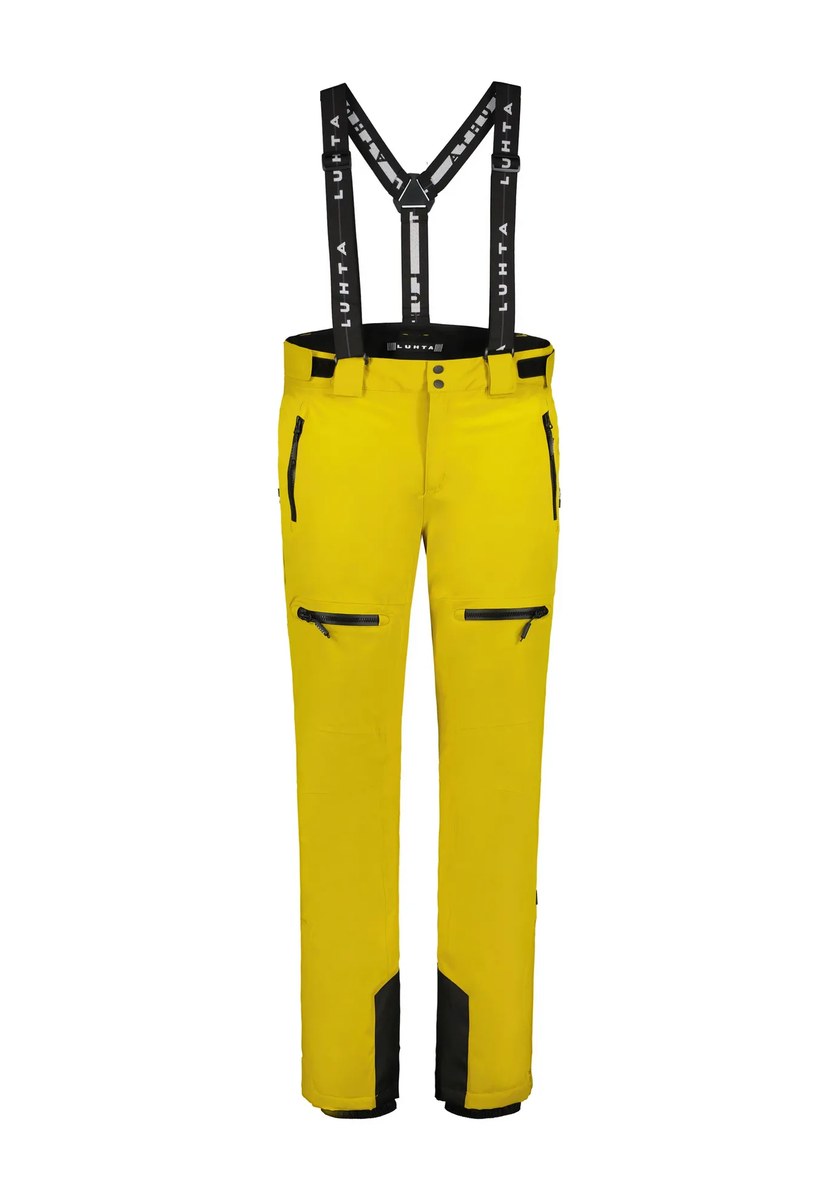Pánské lyžařské kalhoty LUHTA KOVERO - 48, mustard