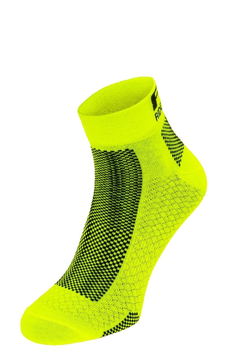Ponožky R2 ATS10B EASY - L, neon yellow