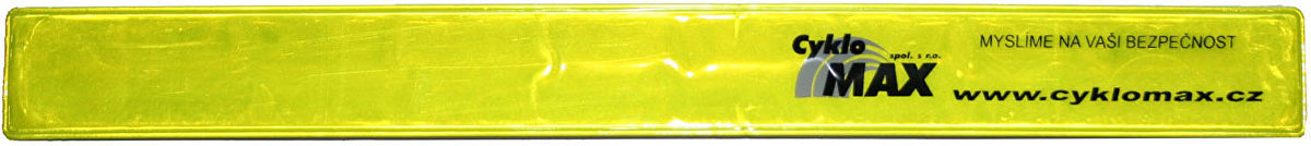 Páska reflexní MAX1 svinovací 39 cm 2ks na kartě - reflex