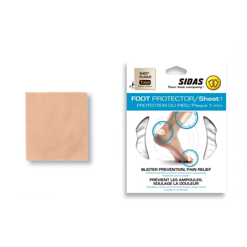 Ochrana Sidas - On skin - FOOT PROTECTOR SHEET 1 mm