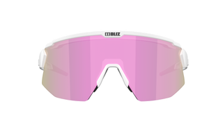 Brýle BLIZ BREEZE MATT WHITE BROWN - rose multi/spare lens clear