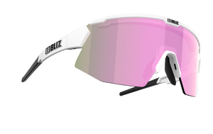 Brýle BLIZ BREEZE MATT WHITE BROWN - rose multi/spare lens clear