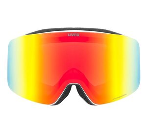 Lyžařské brýle Uvex PWDR FM rainbow/green-clear S3 - white matt