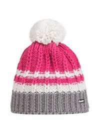 Čepice EISBÄR Kova Pompon MÜ - grey/white/pink