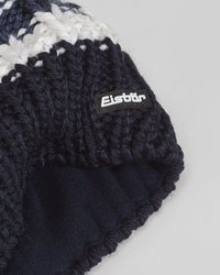 Čepice EISBÄR Kova Pompon MÜ - blue/white/light blue