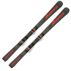 Lyže Nordica SPITFIRE DC 80 PRO FDT + XCELL12 FDT - 168, grey/red