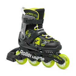 Brusle Rollerblade MICROBLADE SL black/lime