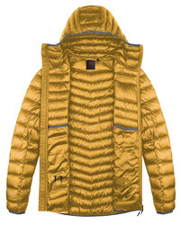 Pánská lyžařská bunda HANNAH ARDEN - L, yellow  stripe