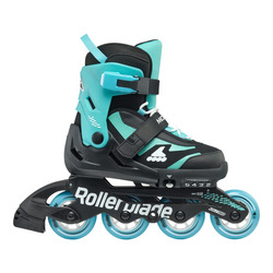 Brusle Rollerblade MICROBLADE - 175, black/light blue