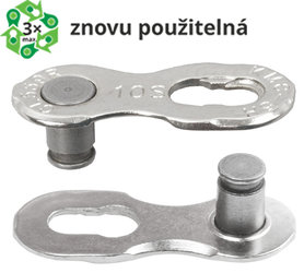 Spojka řetězu KMC 10sp 5,88mm - grey