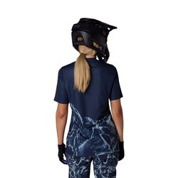 Dres Fox Ranger Ss W Img print - L, Arctic Blue