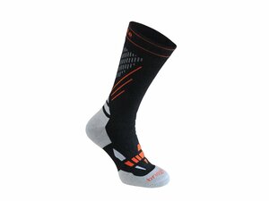 Ponožky BRIDGEDALE SKI Nordic Race - M, black/stone