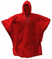 Pláštěnka PVC pončo - red