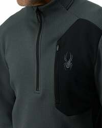 Pánský svetr SPYDER Bandit 1/2 Zip - XL, slate blue