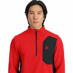 Pánský svetr SPYDER Bandit 1/2 Zip - L, spyder red