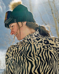 Dámská mikina SPYDER Vivid 1/2 Zip - L, animal print