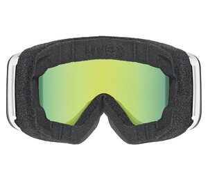 Lyžařské brýle Uvex PWDR FM rainbow/green-clear S3 - white matt