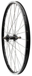 Zapletené kolo 24" MAX1 S V-brake zadní, ložiskový, závitový, černé/stříbrné