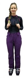 Dámské kalhoty BLIZZARD VIVA POWER SKI W - XS, purple/black