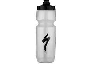 Láhev SPECIALIZED Purist Hydroflo MoFlo Water Bottle - transparent/black s-logo