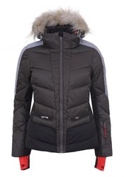 Dámská bunda ICEPEAK ELECTRA - 34, black/grey/red