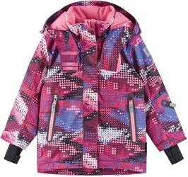 Dětská bunda Reima KIIRUNA s membránou - 134, rosy berry