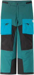 Kalhoty Reima VIEKKALA s membránou - 140, dark teal