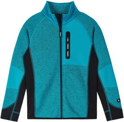 Dětský fleecový svetr Reima LIUKUEN - 122, aquatic blue