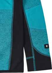 Dětský fleecový svetr Reima LIUKUEN - 122, aquatic blue