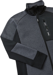 Dětský fleecový svetr Reima LIUKUEN - 122, soft black