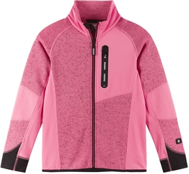 Dětský fleecový svetr Reima LASKIEN - 134, soft coral