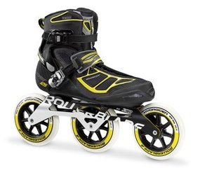 BRUSLE ROLLERBLADE TEMPEST 125 3WD - 275, black/yellow