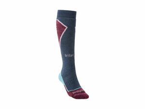 Ponožky BRIDGEDALE SKI Midweight + W - S, dark blue/light blue