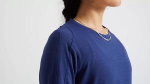 Cyklistický dres Specialized TRAIL W s dlouhým rukávem - M, deep marine