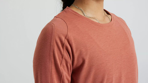 Cyklistický dres Specialized TRAIL W s dlouhým rukávem - L, terra cotta